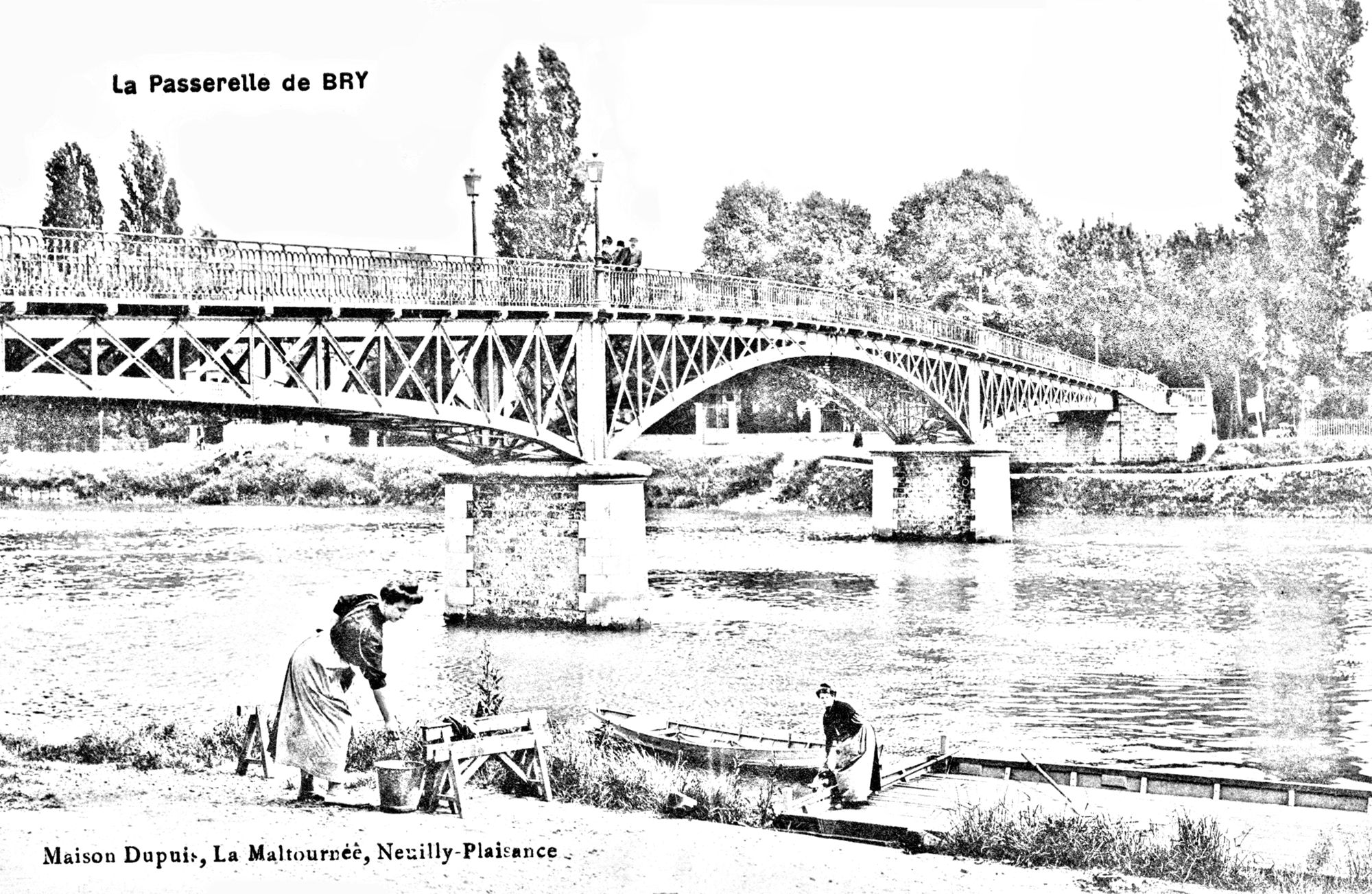 La passerelle de Bry